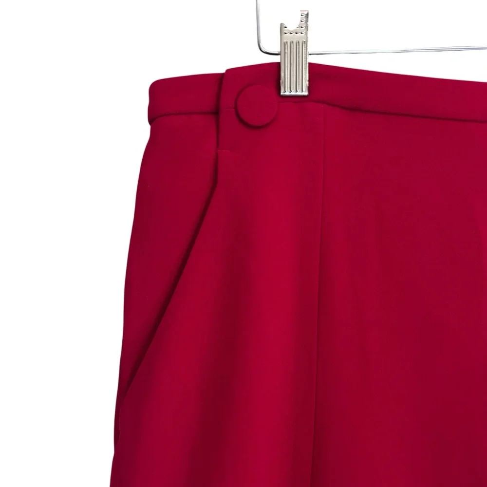 Karen Millen Red Straight Leg Pants - Picture 9 of 10